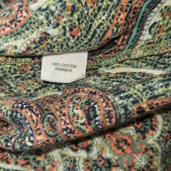 Ruff Hewn paisley print shirt in XL - Picture 8 of 9